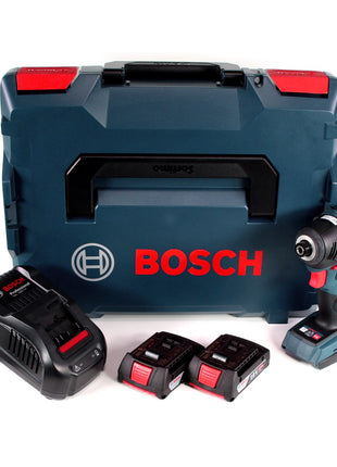 Bosch GDR 18V-160 atornillador de impacto inalámbrico 18V 160Nm + 2x baterías 2.0Ah + cargador + L-Boxx