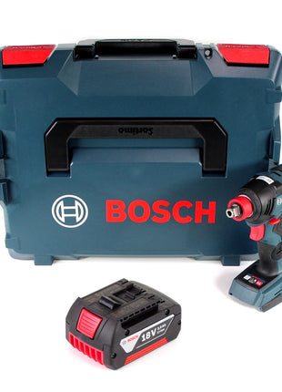 Llave de impacto rotativa a batería Bosch GDX 18V-200 C 18V 200 Nm sin escobillas + 1x batería 3.0Ah + L-Boxx - sin cargador