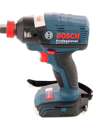 Atornillador de impacto inalámbrico Bosch GDX 18V-200 C 18V 200 Nm sin escobillas + 1x batería 3.0Ah + cargador + L-Boxx