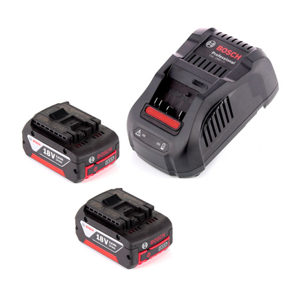 Bosch GML 50 chargeur radio de batterie radio de chantier 18V 50W IP54 + 2x batteries 3,0Ah + chargeur