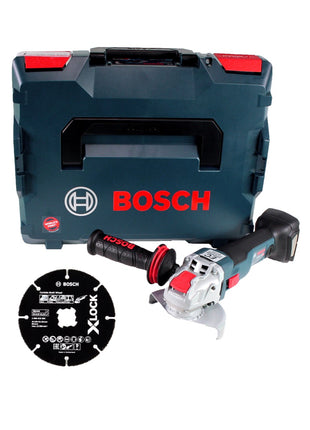 Bosch GWX 18V-10 C Meuleuse angulaire sans fil 18V 125mm brushless X-LOCK ( 06017B0200 ) + Coffret de transport L-BOXX - sans Batterie, sans Chargeur