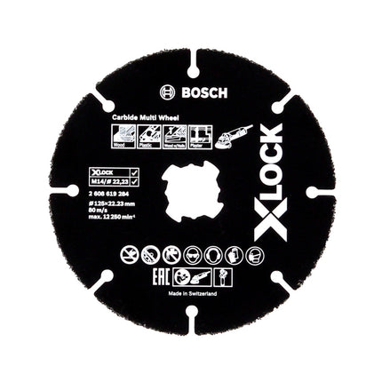 Bosch GWS 18-125 V-LI 125 mm Professional Meuleuse angulaire avec boîtier L-Boxx - sans Batterie ni Chargeur
