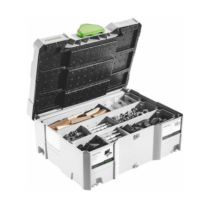 Festool SV-SYS D14 Système d'assemblage Domino - connecteur de surface et d'angle pour fraiseuse à goujon XL DF 700 + Fraise adaptée (497871) (201353)