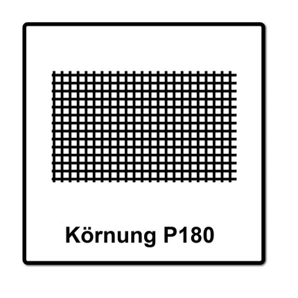 Mirka ABRANET bandes abrasives Grip 115x230mm P180 100 pièces (2x 5411205018)