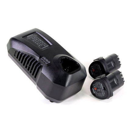 Mirka AROP-B 312NV 77mm ponceuse excentrique polisseuse course 12mm 10,8V brushless (8991012311) + 2x batterie 2,5Ah + chargeur + 150x disques abrasifs ABRANET