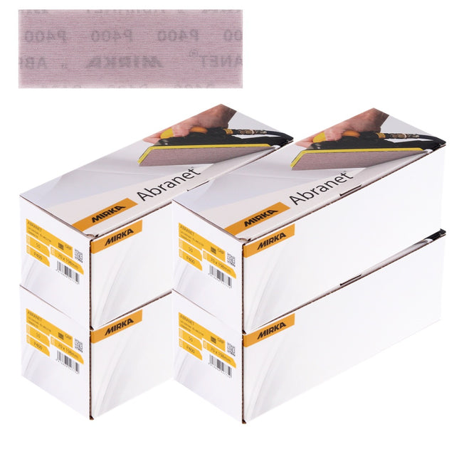 Mirka ABRANET 70x198mm Grip P400, 200pièces. (4x5415005041)
