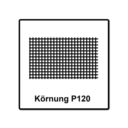 Mirka ABRANET 70x198mm Grip P120, 100pièces. (2x5415005012)