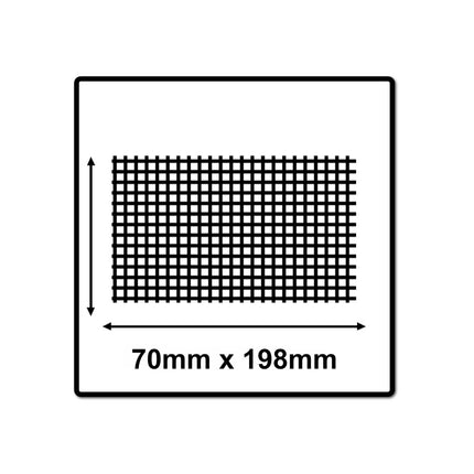 Mirka ABRANET 70x198mm Grip P120, 200pièces. (4x5415005012)