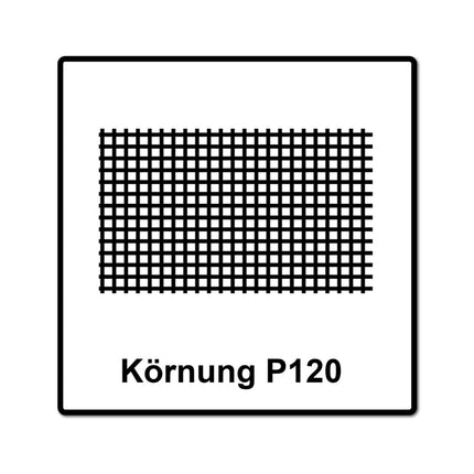 Mirka ABRANET 70x198mm Grip P120, 200pièces. (4x5415005012)