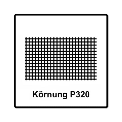 Mirka ABRANET 81x133mm Grip P320, 100pièces. (2x5417805032)