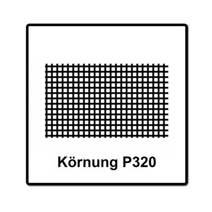 Mirka ABRANET 81x133mm Grip P320, 200pièces. (4x5417805032)