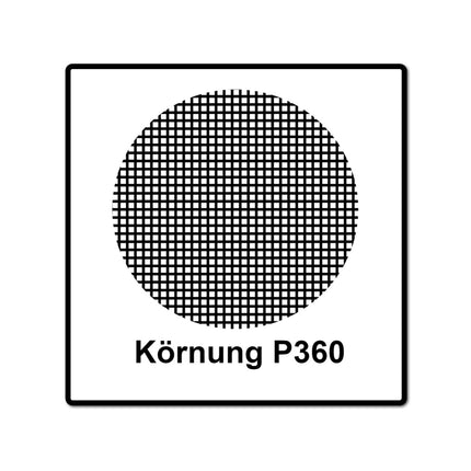 Mirka ABRANET Feuilles abrasives 150mm P360 - 200 pièces. ( 4x 5424105037 )