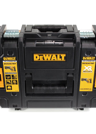 Sierra alternativa a batería DeWalt DCS 367 NT 18V sin escobillas solo + hoja de sierra alternativa S1155CHM + TSTAK - sin batería, sin cargador