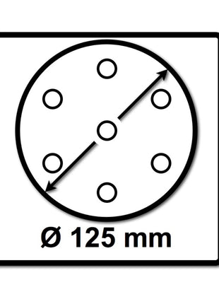 Mirka ABRANET 125mm Grip P400, 100pièces. (2x5423205041)