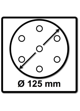 Mirka ABRANET 125 mm Grip P400, 200 pièces. (4x5423205041)