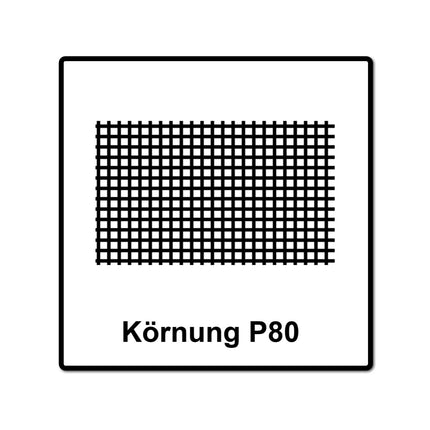 Mirka ABRANET 70x198mm Grip P80, 100pièces. (2x5415005080)