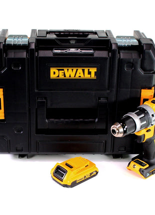 Taladro percutor inalámbrico Dewalt DCD 797 NT 18V sin escobillas + 1x batería 2.0Ah + TSTAK - sin cargador