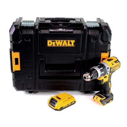 Perceuse à percussion sans fil Dewalt DCD 797 NT 18V sans balais + 1x batterie 2,0Ah + TSTAK - sans chargeur