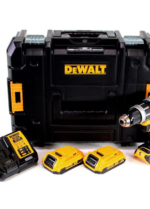 Taladro percutor inalámbrico Dewalt DCD 797 D2 18V sin escobillas + 2x baterías 2.0Ah + cargador + TSTAK