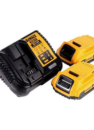 Taladro percutor inalámbrico Dewalt DCD 797 D2 18V sin escobillas + 2x baterías 2.0Ah + cargador + TSTAK