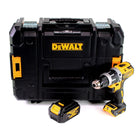 Perceuse à percussion sans fil Dewalt DCD 797 NT 18V sans balai + 1x batterie 4,0Ah + TSTAK - sans chargeur