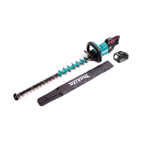 Cortasetos a batería Makita DUH 751 T1 18V 75 cm sin escobillas + 1x batería 5.0Ah - sin cargador