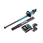 Makita DUH 751 RG Taille-haies sans fil 18V 75 cm Brushless + 2x batterie 6,0Ah + chargeur