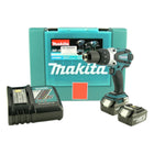 Makita BHP 458 RFE Akku Schlagbohrschrauber 18 V 91 Nm + 2x Akku 3,0 Ah + Ladegerät + Koffer - Toolbrothers