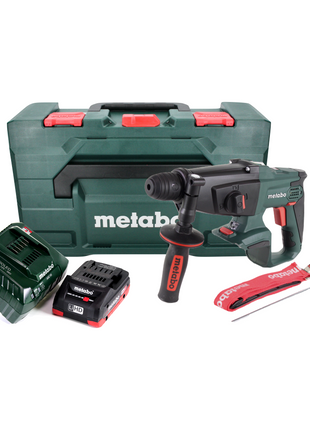 Metabo KHA 18 LTX Perforateur sans fil 2,2J 18V SDS Plus + 1x Batterie 4,0 Ah + Chargeur + Coffret metaBOX