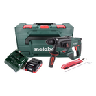 Martillo combinado a batería Metabo KHA 18 LTX 18V 2.2J SDS Plus + 1x batería 4.0 Ah + cargador + metaBOX