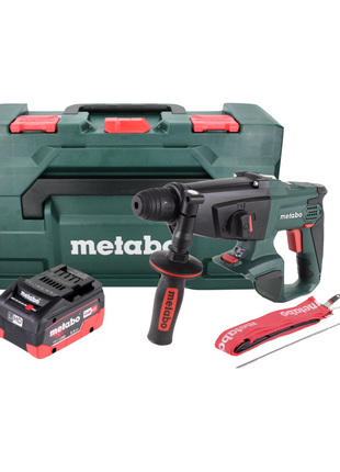 Metabo KHA 18 LTX Perforateur-Burineur sans fil 2,2 J SDS Plus 18V + 1x Batterie 5,5 Ah + Coffret metaBOX - sans chargeur