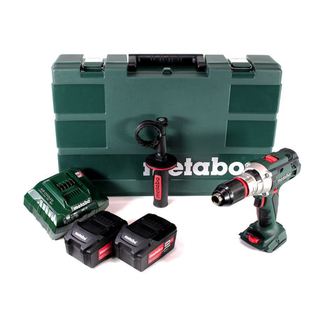 Metabo SB 18 LTX Impuls taladro percutor inalámbrico 18V 110 Nm + 2x baterías 5,2 Ah + cargador + maletín (602192680)