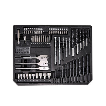 Makita DTD 171 SGX4 clé à chocs sans fil 18 V 180 Nm 1/4" sans balais + 1 batterie 6,0 Ah + chargeur + jeu de 70 forets + mallette