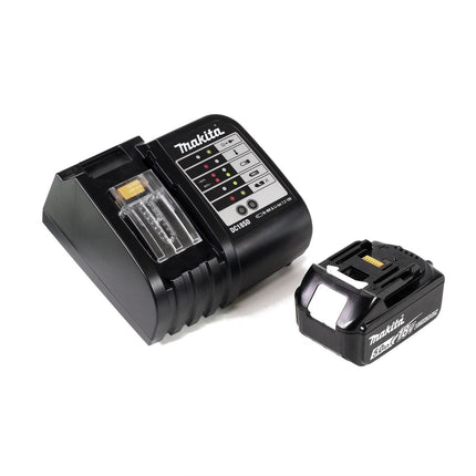 Makita DDF 451 STX4 Perceuse-visseuse sans fil 18V 80Nm + 1x batterie 5,0Ah + chargeur + 70tlg. Jeu de forets à embouts + Coffret