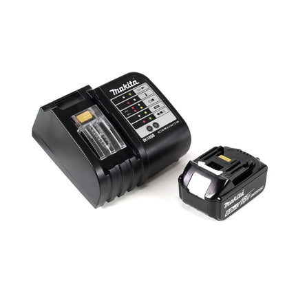 Makita DDF 451 SGX4 Perceuse-visseuse sans fil 18V 80Nm + 1x batterie 6,0Ah + chargeur + 70tlg. Jeu de forets à embouts + Coffret