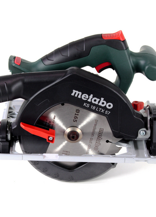 Metabo KS 18 LTX 57 Akku Handkreissäge 18V 165x20mm + 1x Akku 5,2Ah + MetaLoc - ohne Ladegerät