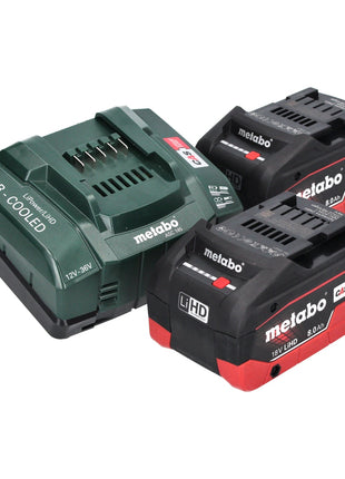 Metabo KS 18 LTX 57 Akku Handkreissäge 18 V 165 mm + 2x Akku 8,0 Ah + Ladegerät + metaBOX ( 601857810 ) - Toolbrothers