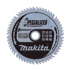 Makita CCXF16556EL SPECIALIZED EFFICUT Lame de scie 165 x 20 x 1,45 mm ( B-57320 ) - 56 Dents pour bois, Laminat et plastique
