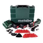 Metabo MT 18 LTX Outil multifonctions sans fil 18V (613021510) + 2x Batteries 5,2Ah + Chargeur + Coffret de transport