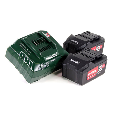 Metabo ASE 18 LTX Scie sauteuse sans fil + 2x Batteries 5.2Ah + Chargeur + Mallette ( 602269650 )