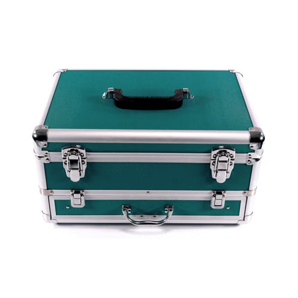 Toolbrothers TX Coffret de transport en aluminium pour Visseuses et Visseuses à percussion Makita DHP DDF 482 / 484/ 453 /456 / 485 / 484 / DTW 285 + Set de forets, 70 pcs. + Insert pour visseuses et accessoires