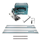 Makita DSP 600 ZJ 2 x 18 V Scie plongeante sans fil 165 mm en Coffret Makpac 4 - sans Batterie ni Chargeur