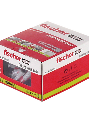 Fischer Spreizdübel DUOPOWER 8x40mm 100 Stk. ( 555008 )