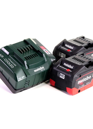 Metabo AHS 18-55 V Taille-haie sans fil 18V - 53cm + 2x Batteries 8,0Ah + Chargeur