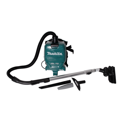 Makita DVC 261 MX15 Aspirateur dorsal sans fil 36V (2x 18V) 2L Brushless + 2x batterie 4,0Ah - sans chargeur
