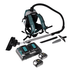 Makita DVC 261 PTX15 Aspirateur dorsal sans fil 36V (2x 18V) 2L Brushless + 2x Batteries  5,0Ah + 1x Chargeur