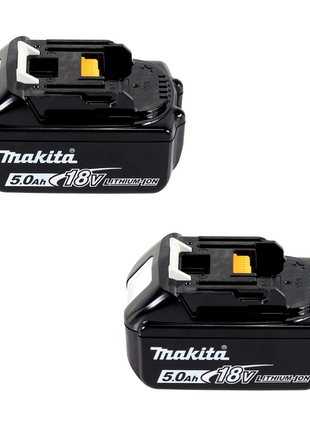 Makita DVC 261 PTX15 aspirador de mochila a batería 36V (2x 18V) 2L sin escobillas + 2x batería 5.0Ah + cargador