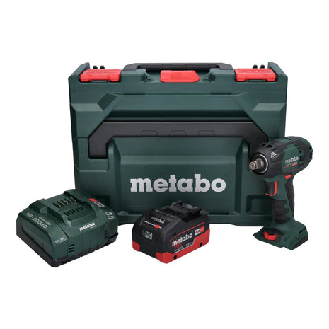 Metabo SSW 18 LTX 300 BL Visseuse à percussion sans fil  300Nm 1/2" - 18V  Brushless + 1x Batterie 8,0Ah + Chargeur + Coffret (602395840)