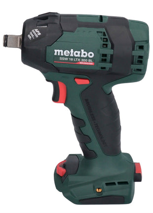 Metabo SSW 18 LTX 300 BL Atornillador de impacto a batería 18 V 300 Nm 1/2" sin escobillas + 1x batería 8,0 Ah + cargador + metaBOX