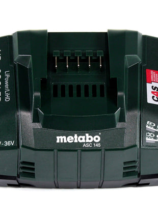 Metabo Basis Set LIHD + 2x Batteries 4,0 Ah + Chargeur + Coffret de transport Metaloc ( 685130000 )